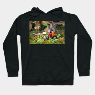 wild mouse with wild  berries Hoodie